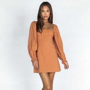 Princess Polly Rust Orione Mini Dress
